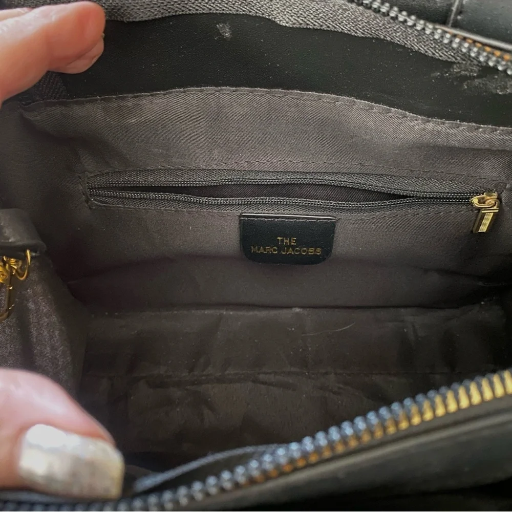 Black & Tan mini Tote fashion bag - Picture 5 of 7